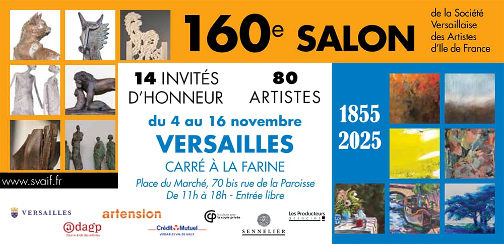 160 Salon Svaif Versailles - Ifeta S Affiche du 160 Salon de la SVAIF - Société Versaillaise des Artistes d'Ile de France